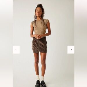 Layla Corduroy Mini Skirt Free People